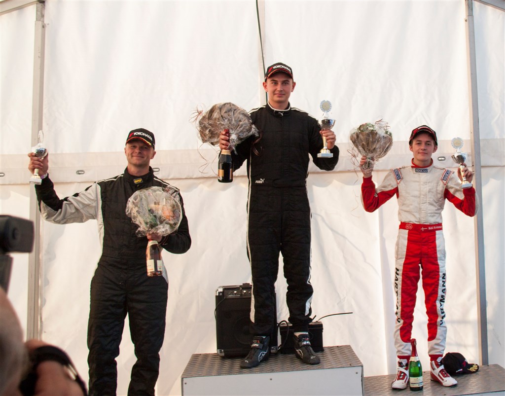 Nicolai Nielsen Rookiemester foran Nicki E. Kristensen og Karsten Olsen.
(Foto: Ulrik Ærenlund)